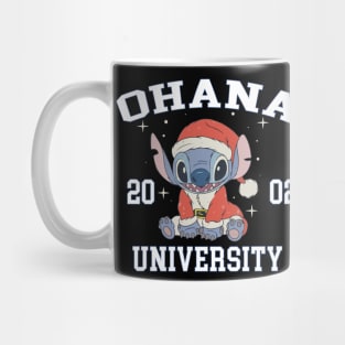 Ohana means family - Christmas Stitch Mug